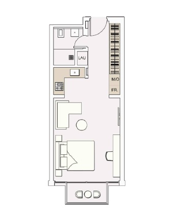 Green Signature Livings Studio Layout