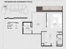 1 Bed 763 Sq. Ft. Apartment in Greenside Wadi 645