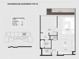 1 Bed 847 Sq. Ft. Apartment in Greenside Wadi 645