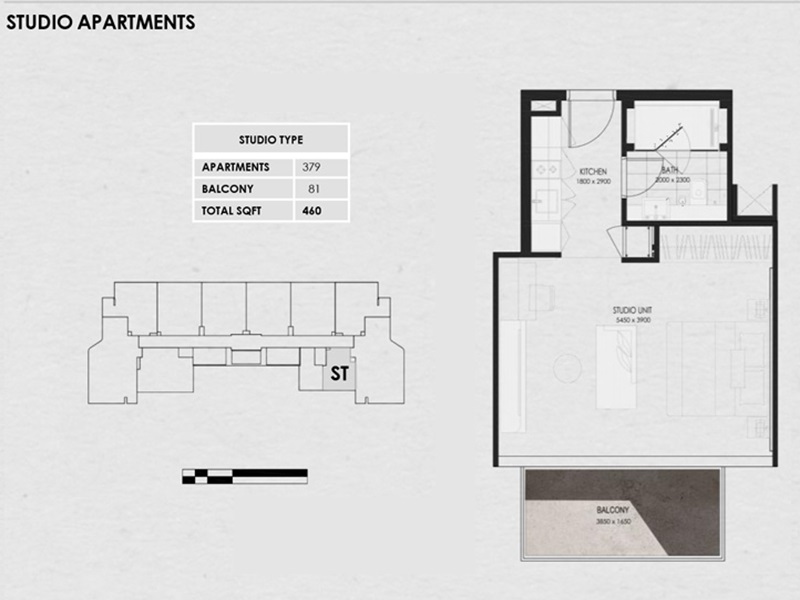 Greenside Wadi 645 Studio Layout