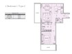Grenorbit Trillium Heights 1 Bed Layout