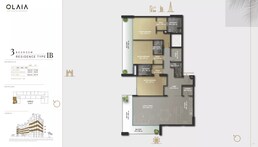 3 Beds 2322 Sq. Ft. Apartment in Gulf Olaia Residences