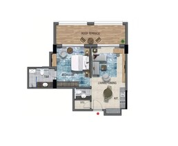 1 Bed 671 Sq. Ft. Apartment in Hamrk Affini Tribute Portfolio