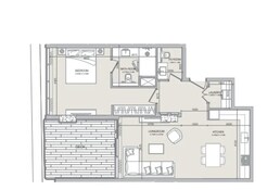 1 Bed 942 Sq. Ft. Apartment in Hayaat Isolana Residences