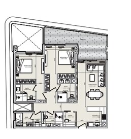 2 Beds 1542 Sq. Ft. Apartment in Hayaat Isolana Residences
