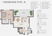 Hesper Linden Residences 1 Bed Layout