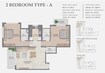 Hesper Linden Residences 2 Beds Layout