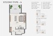 Hesper Linden Residences Studio Layout
