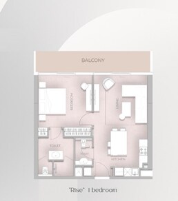 1 Bed 1143 Sq. Ft. Apartment in HMB Beverly Grande