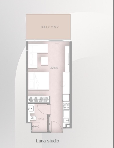 HMB Beverly Grande Studio Layout