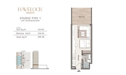446 Sq. Ft. Studio in HMB Havelock Heights