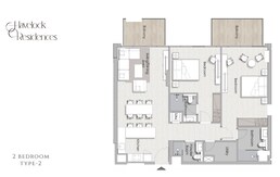 2 Beds 1388 Sq. Ft. Apartment in HMB Havelock Residences