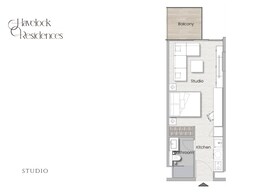 380 Sq. Ft. Studio in HMB Havelock Residences