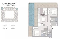 2 Beds 1632 Sq. Ft. Apartment in HMB One Beverly