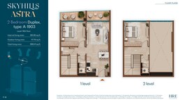 2 Beds 969 Sq. Ft. Apartment in HRE Skyhills Astra