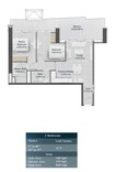 HRE Skyhills Residences 2 Beds Layout