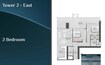 HRE Skyhills Residences 2 Beds Layout