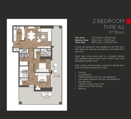 2 Beds 2007 Sq. Ft. Apartment in IGO 101 Tower