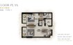 IKR Provenza Residence 1 Bed Layout
