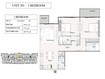 Iman One Park Central 2 Beds Layout
