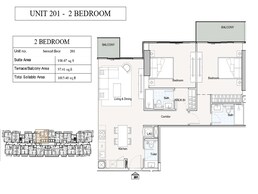 2 Beds 1035 Sq. Ft. Apartment in Iman One Park Central