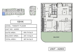 1 Bed 907 Sq. Ft. Apartment in Iman One Sky Park