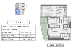 2 Beds 1140 Sq. Ft. Apartment in Iman One Sky Park