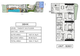 3 Beds 1624 Sq. Ft. Apartment in Iman One Sky Park
