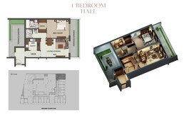1 Bed 768 Sq. Ft. Apartment in Iman Oxford Terraces