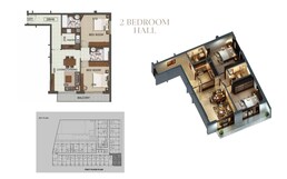2 Beds 996 Sq. Ft. Apartment in Iman Oxford Terraces