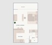 Imtiaz Beach Walk Residence Studio Layout