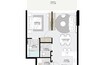 Imtiaz Cove Grand 1 Bed Layout