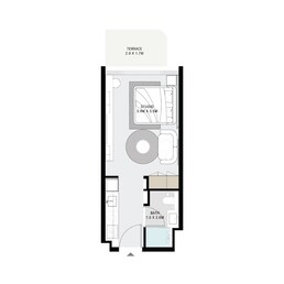 386 Sq. Ft. Studio in Imtiaz Cove Grand