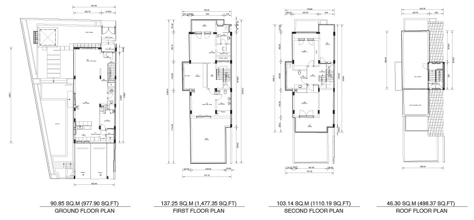 Indigo Ville 4 Beds Layout