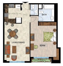 1 Bed 851 Sq. Ft. Apartment in Innovation Profile Residence