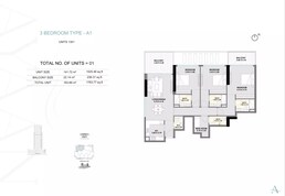 3 Beds 1763 Sq. Ft. Apartment in Invest Ayaan Heights