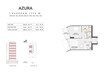 Invest Azura Residences 1 Bed Layout