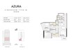 Invest Azura Residences 2 Beds Layout