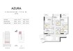 Invest Azura Residences 3 Beds Layout