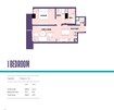 Invest Catch Residences 1 Bed Layout