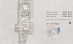 1 Bed 1110 Sq. Ft. Apartment in Iraz Creek View