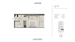 391 Sq. Ft. Studio in Jad 288