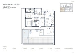 3 Beds 3274 Sq. Ft. Apartment in Jaiedco Liora Residences