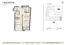 1 Bed 710 Sq. Ft. Apartment in Jaiedco Mass Residence