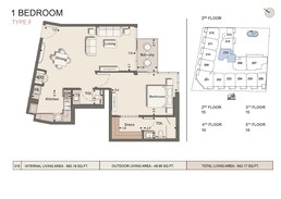 1 Bed 942 Sq. Ft. Apartment in Jaiedco Mass Residence