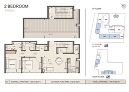 2 Beds 1738 Sq. Ft. Apartment in Jaiedco Mass Residence