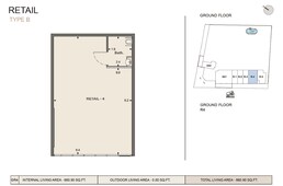 661 Sq. Ft. Retail Shop in Jaiedco Mass Residence