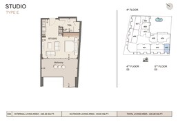 445 Sq. Ft. Studio in Jaiedco Mass Residence