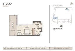 679 Sq. Ft. Studio in Jaiedco Mass Residence