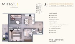 1 Bed 777 Sq. Ft. Apartment in Januss Minati Homes